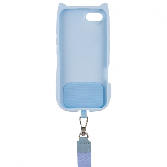 Чохол TPU GETMAN Cat with straps для Apple iPhone 16e / 17e (6.1") Blue