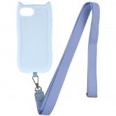 Чехол TPU GETMAN Cat with straps для Apple iPhone 16e / 17e (6.1 дюйма) Blue