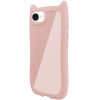 Чохол TPU GETMAN Cat with straps для Apple iPhone 16e / 17e (6.1") Pink