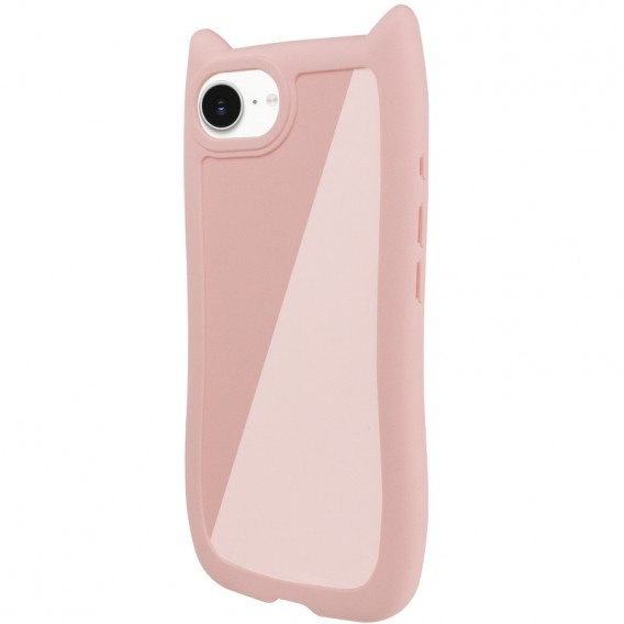 Чохол TPU GETMAN Cat with straps для Apple iPhone 16e / 17e (6.1") Pink