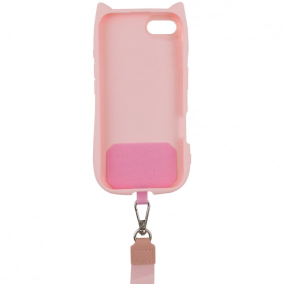 Чохол TPU GETMAN Cat with straps для Apple iPhone 16e / 17e (6.1") Pink