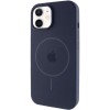 Чохол Silicone Case Full Protective (AA) with MagSafe для Apple iPhone 11 (6.1") Темно-синій / Midnight blue