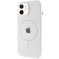 Чохол Silicone Case Full Protective (AA) with MagSafe для Apple iPhone 11 (6.1") Білий / White