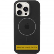 Чехол Silicone Case Full Protective (AA) with MagSafe для Apple iPhone 11 (6.1") Черный / Black