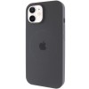 Чохол Silicone Case Full Protective (AA) with MagSafe для Apple iPhone 11 (6.1") Сірий / Dark Gray