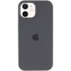 Чохол Silicone Case Full Protective (AA) with MagSafe для Apple iPhone 11 (6.1") Сірий / Dark Gray