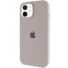 Чохол Silicone Case Full Protective (AA) with MagSafe для Apple iPhone 11 (6.1") Сірий / Light Grey