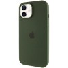 Чохол Silicone Case Full Protective (AA) with MagSafe для Apple iPhone 11 (6.1") Зелений / Cyprus Green