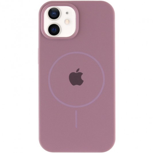 Чохол Silicone Case Full Protective (AA) with MagSafe для Apple iPhone 11 (6.1") Ліловий / Lilac Pride - зображення 1 
