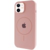 Чохол Silicone Case Full Protective (AA) with MagSafe для Apple iPhone 11 (6.1") Рожевий / Pink Sand