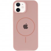 Чохол Silicone Case Full Protective (AA) with MagSafe для Apple iPhone 11 (6.1") Рожевий / Pink Sand