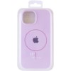 Чехол Silicone Case Full Protective (AA) with MagSafe для Apple iPhone 13 (6.1") Сиреневый / Lilac