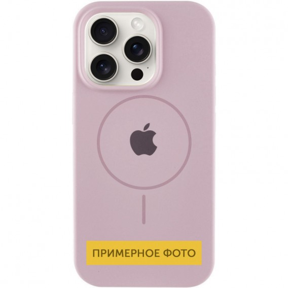 Чохол Silicone Case Full Protective (AA) with MagSafe для Apple iPhone 13 (6.1") Рожевий / Pink Sand