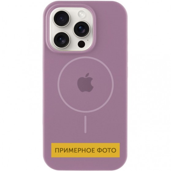 Чехол Silicone Case Full Protective (AA) with MagSafe для Apple iPhone 13 (6.1") Лиловый / Lilac Pride