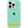 Чехол Silicone Case Full Protective (AA) with MagSafe для Apple iPhone 13 (6.1") Зеленый / Spearmint