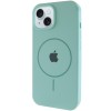 Чехол Silicone Case Full Protective (AA) with MagSafe для Apple iPhone 13 (6.1") Бирюзовый / Light Turquoise