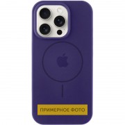 Чехол Silicone Case Full Protective (AA) with MagSafe для Apple iPhone 13 (6.1") Фиолетовый / Elderberry