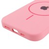Чехол Silicone Case Full Protective (AA) with MagSafe для Apple iPhone 13 (6.1") Розовый / Light pink