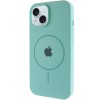 Чохол Silicone Case Full Protective (AA) with MagSafe для Apple iPhone 13 (6.1") Бірюзовий / Marine Green