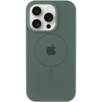 Чохол Silicone Case Full Protective (AA) with MagSafe для Apple iPhone 13 Pro Max (6.7") Зелений / Pine green