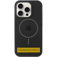 Чехол Silicone Case Full Protective (AA) with MagSafe для Apple iPhone 16 (6.1") Черный / Black