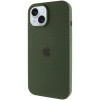 Чохол Silicone Case Full Protective (AA) with MagSafe для Apple iPhone 14 (6.1") Зелений / Cyprus Green