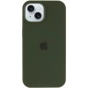 Чохол Silicone Case Full Protective (AA) with MagSafe для Apple iPhone 14 (6.1") Зелений / Cyprus Green