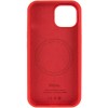 Чохол Silicone Case Full Protective (AA) with MagSafe для Apple iPhone 14 (6.1") Червоний / Red