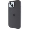 Чехол Silicone Case Full Protective (AA) with MagSafe для Apple iPhone 14 (6.1") Серый / Dark Gray