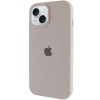 Чехол Silicone Case Full Protective (AA) with MagSafe для Apple iPhone 14 (6.1") Серый / Light Grey