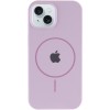 Чохол Silicone Case Full Protective (AA) with MagSafe для Apple iPhone 14 (6.1") Бузковий / Lilac