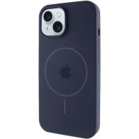Чохол Silicone Case Full Protective (AA) with MagSafe для Apple iPhone 14 (6.1") Темно-синій / Midnight blue