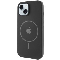 Чохол Silicone Case Full Protective (AA) with MagSafe для Apple iPhone 14 (6.1") Чорний / Black