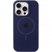 Чехол Silicone Case Full Protective (AA) with MagSafe для Apple iPhone 11 Pro (5.8") Темно-синий / Midnight blue