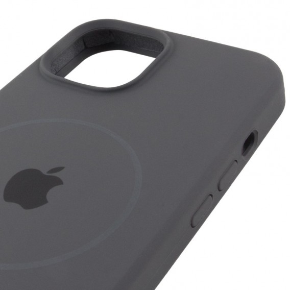 Чехол Silicone Case Full Protective (AA) with MagSafe для Apple iPhone 11 Pro Max (6.5") Серый / Dark Gray