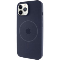 Чехол Silicone Case Full Protective (AA) with MagSafe для Apple iPhone 11 Pro Max (6.5") Темно-синий / Midnight blue