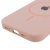 Чехол Silicone Case Full Protective (AA) with MagSafe для Apple iPhone 11 Pro Max (6.5") Розовый / Pink Sand