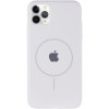 Чохол для iPhone 11 Pro Max з MagSafe Silicone Case Full Protective (White)