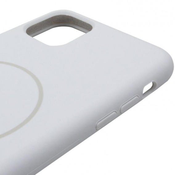 Чохол для iPhone 11 Pro Max з MagSafe Silicone Case Full Protective (White)