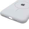 Чохол для iPhone 11 Pro Max з MagSafe Silicone Case Full Protective (White)