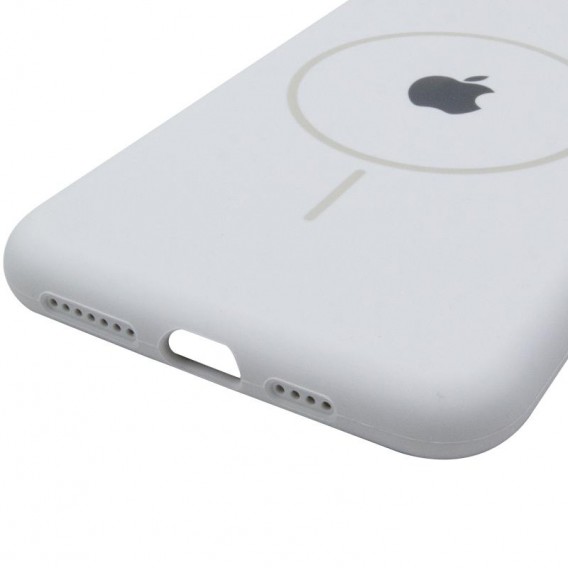 Чохол для iPhone 11 Pro Max з MagSafe Silicone Case Full Protective (White)