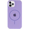 Чохол Silicone Case Full Protective (AA) with MagSafe для Apple iPhone 11 Pro Max (6.5") Бузковий / Dasheen