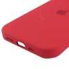 Чохол Silicone Case Full Protective (AA) with MagSafe для Apple iPhone 12 Pro / 12 (6.1") Червоний / Deep Red