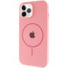 Чохол Silicone Case Full Protective (AA) with MagSafe для Apple iPhone 12 Pro Max (6.7") Рожевий / Light pink