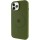 Чехол Silicone Case Full Protective (AA) with MagSafe для Apple iPhone 12 Pro Max (6.7") Зеленый / Dark Olive
