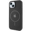 Чохол Silicone Case Full Protective (AA) with MagSafe для Apple iPhone 15 Plus (6.7") Чорний / Black