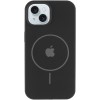 Чохол Silicone Case Full Protective (AA) with MagSafe для Apple iPhone 15 Plus (6.7") Чорний / Black