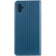 Кожаный чехол-книга GETMAN Elegant для Samsung Galaxy A04e (Синий)