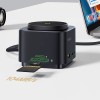 Компактний БЗП+HUB Baseus MagPro Series II 7-in-1 в чорному кольорі