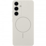 Чохол Silicone Cover Lakshmi Full Camera (AA) with MagFit для Samsung Galaxy S23 FE Білий / White